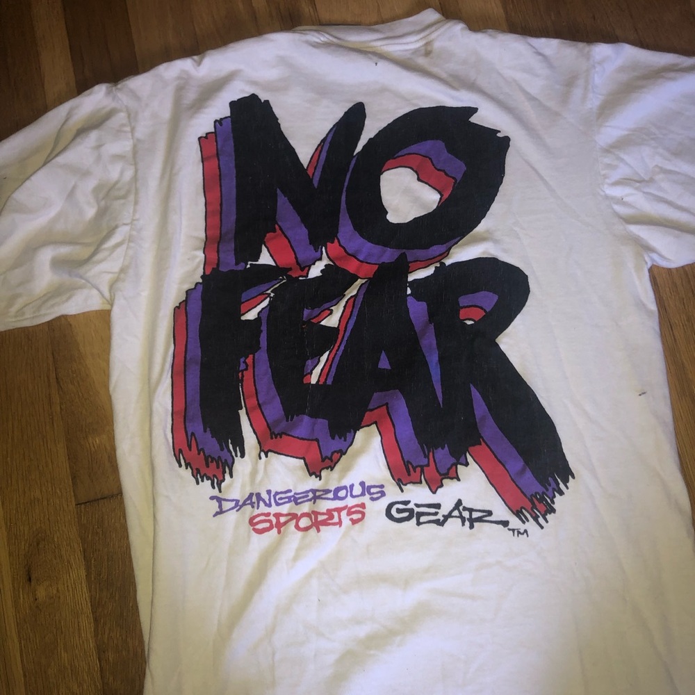 Vintage no fear t shirt size M